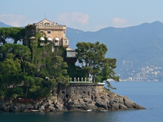 Villa of Belusconi in Portofino