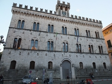 Palace of justice in the Piazza Mazzini in Chiavari