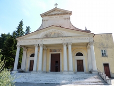 Baroque church San Giovanni Battista in Varese Ligure